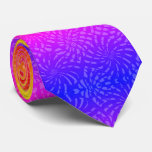 Radiant Explosions: Fireworks Spectacle Neck Tie