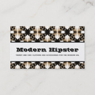 Radiant Extravagance Business Card, Gold Card