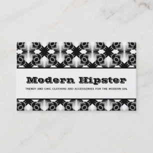 Radiant Extravagance Business Card, Silver Card