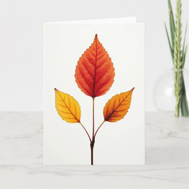 Radiant Fall Trio Card (Front)