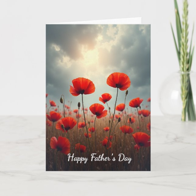 Radiant Fathers Day Blossom Card (Front)