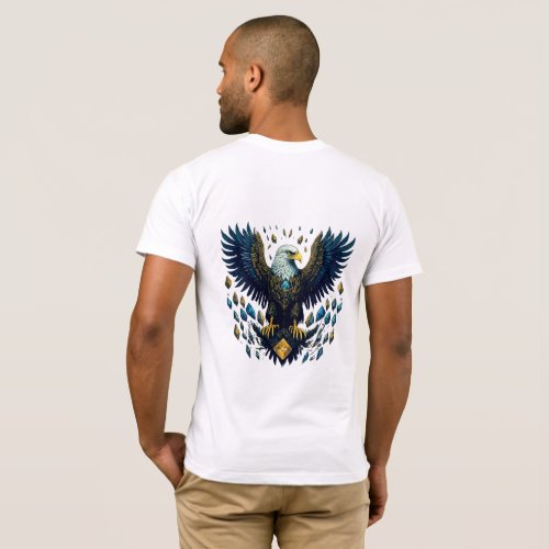 Radiant Flight Crystal Eagle Emblem Tee