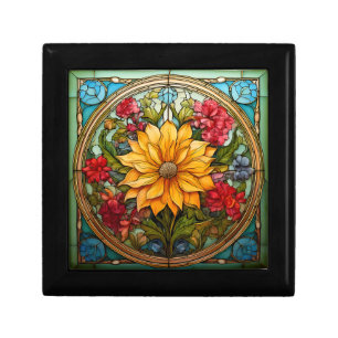 Radiant Floral in Stained Glass Gift Box
