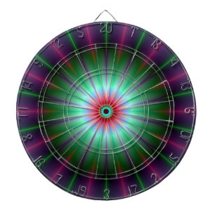 Radiant Flower Dartboard