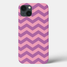 Radiant Frosted Orchid Chevrons iPhone 13 Case