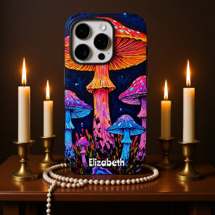 Radiant Fungi Night iPhone 16 Pro Case