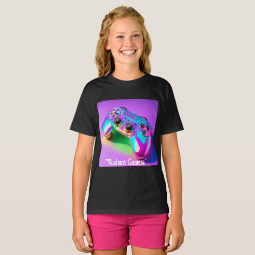 Radiant Gamers Holographic Power Play T_Shirt