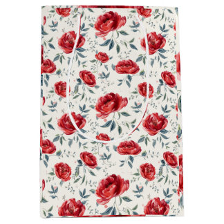 Radiant garden of confidence pattern medium gift bag