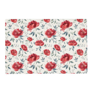 Radiant garden of confidence pattern placemat