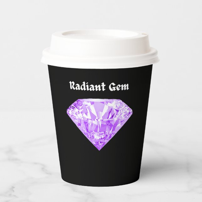 Radiant Gem Paper Cups (Front)