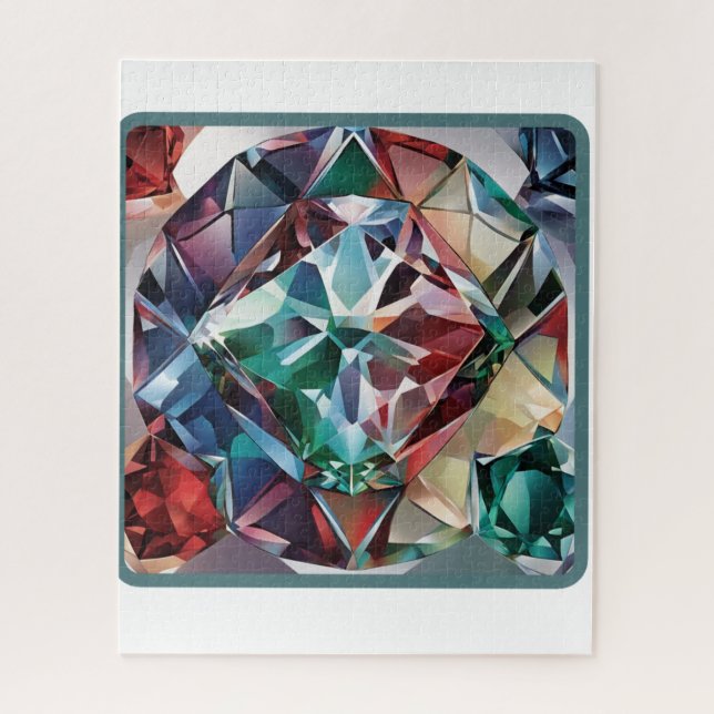  Radiant Gemstone Puzzle with Deluxe Gift Box (Vertical)