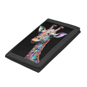 Radiant Giraffe Tri-fold Wallet