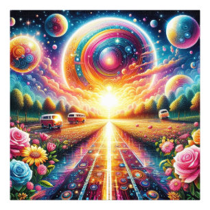 Radiant Glow Large 5D DIY Diamond Painting Kit Photo Print