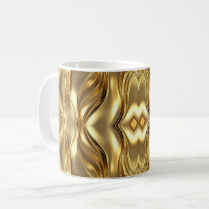 Radiant Golden Pattern Coffee Mug