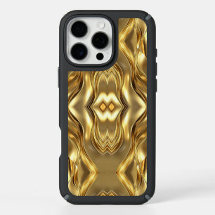 Radiant Golden Pattern iPhone 16 Pro Max Case