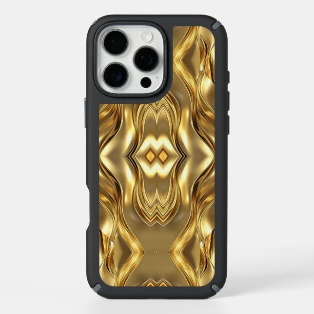 Radiant Golden Pattern Speck iPhone Case (Front)