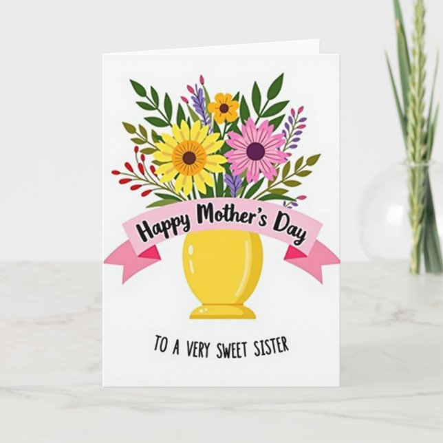 Radiant Golden Vase Mother Card (Front)