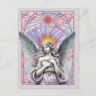 Radiant Grace - Sunrise Angel Postcard