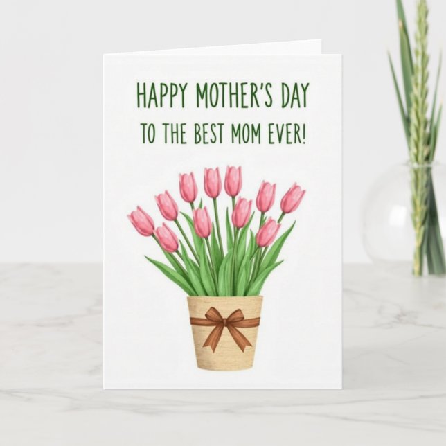 Radiant Gratitude Mothers Day Card (Front)