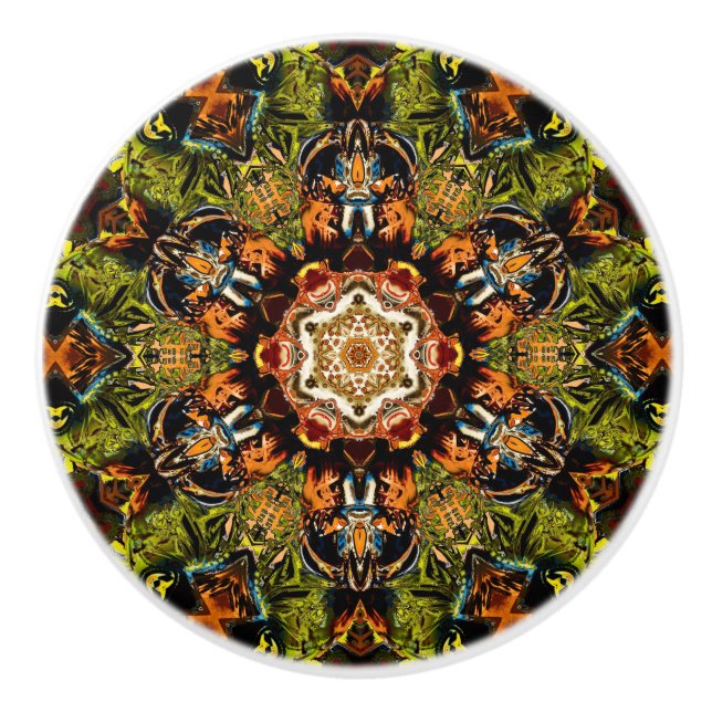 Radiant Green Cabinet Knobs (Front)