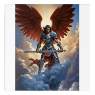Radiant Guard Archangel Michael Acrylic Print