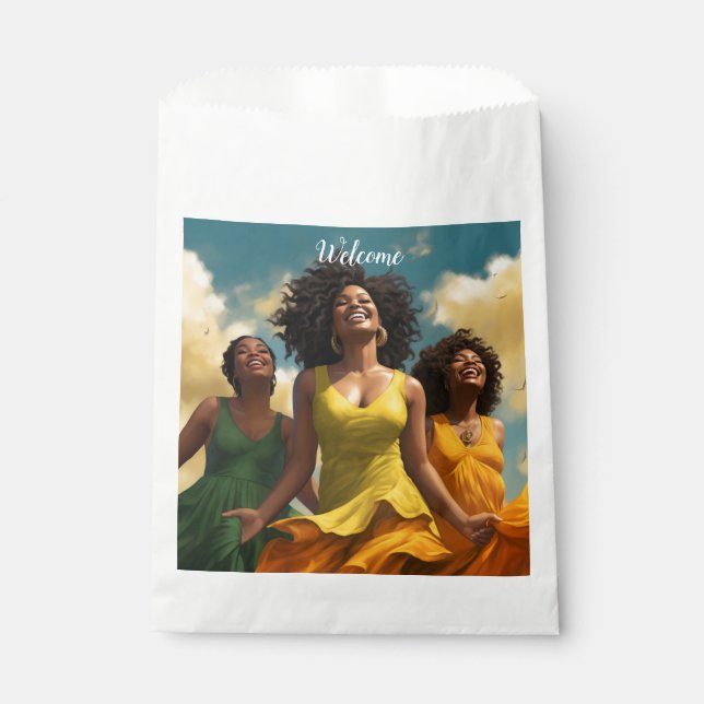 Radiant harmony favor bag (Front)