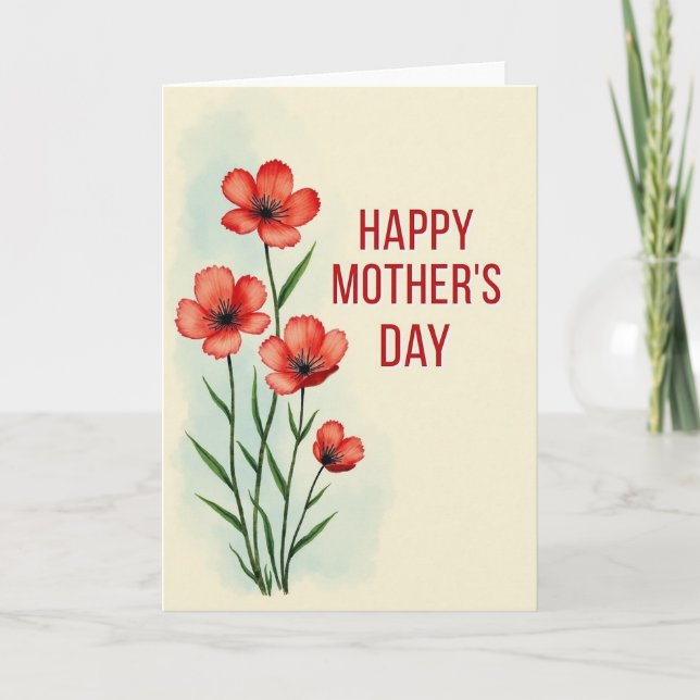 Radiant Heartfelt Wishes Card (Front)