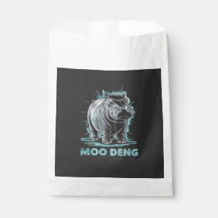 Radiant Hippo Moo Deng Favor Bag