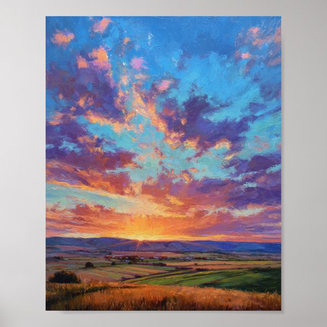 Radiant Horizon: A Symphony of Golden Light Poster (Front)