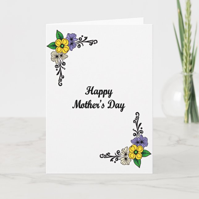 Radiant Inestimable Mothers Day Card (Front)