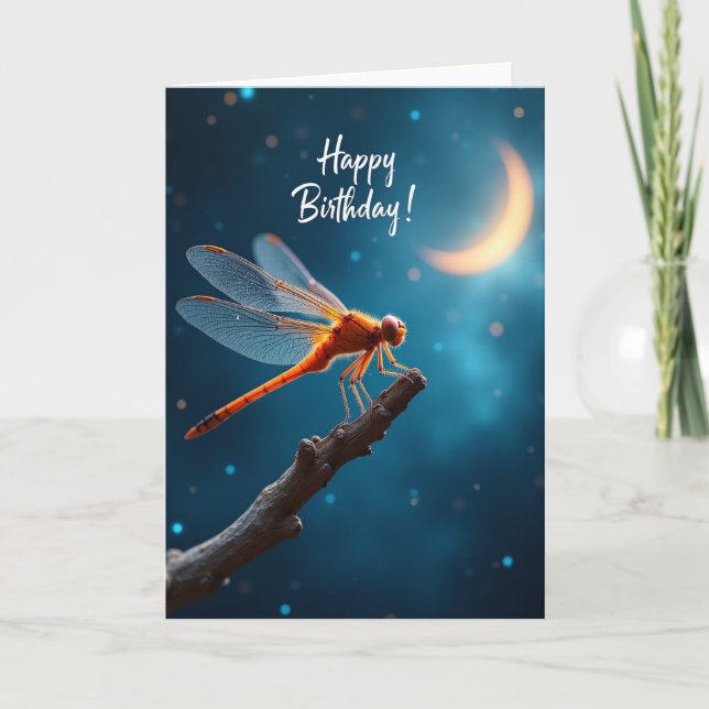 Radiant Insect Birthday Card (Front)