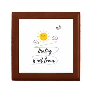 Radiant Keepsake | Smiling Sun & Clouds Wooden Je Gift Box