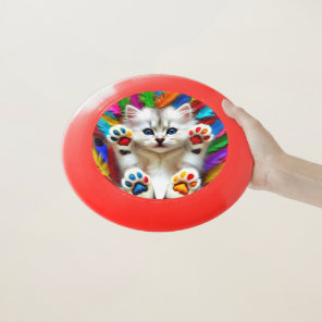Radiant Kitten Paw Portrait Wham-O Frisbee