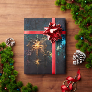 Radiant Laser Light Show Wrapping Paper