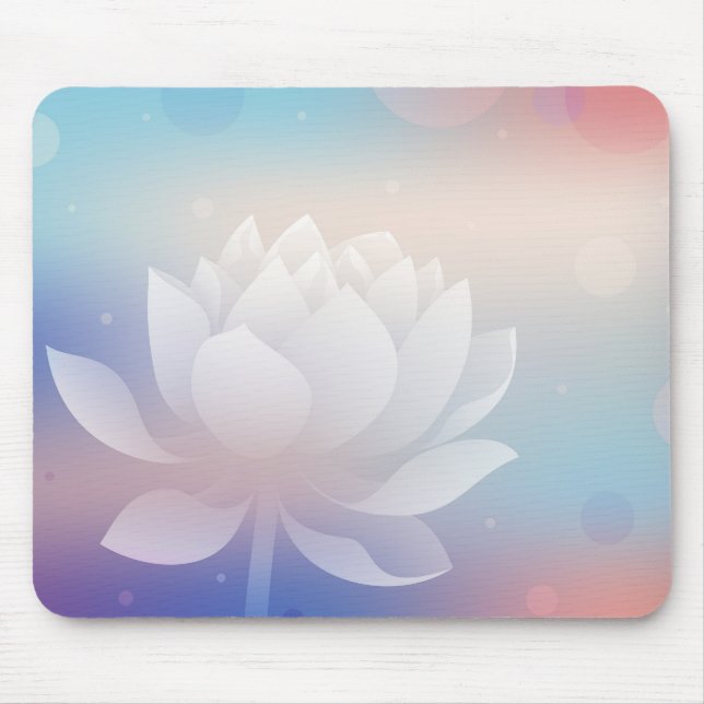 Radiant Lotus Mouse Pad (Front)