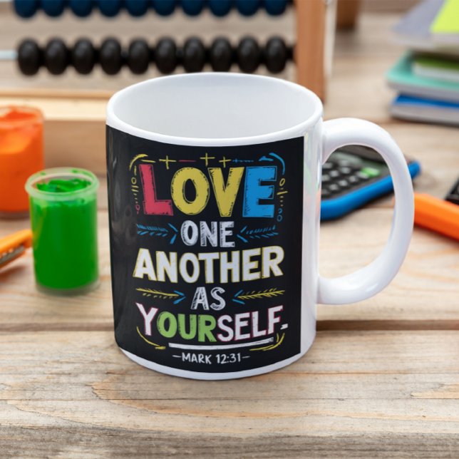 Radiant Love: Embrace Others as You Cherish  Coffee Mug (Creator Uploaded)