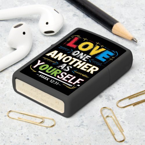 Radiant Love Embrace Others as You Cherish  Zippo Lighter