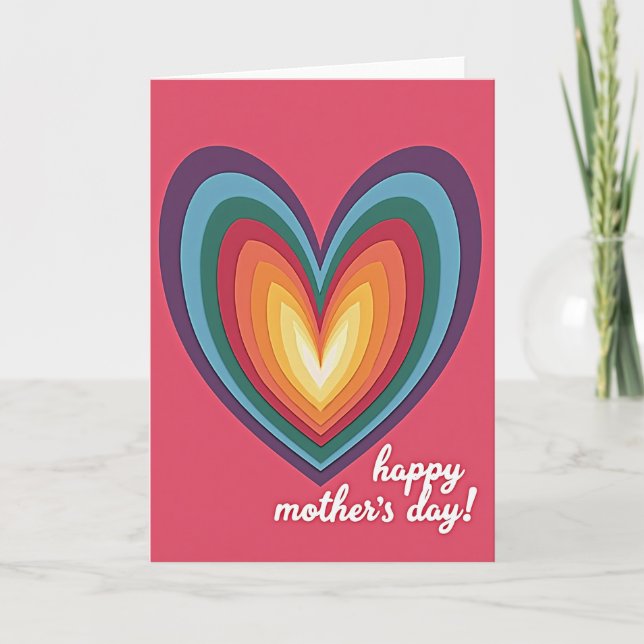 Radiant Love Mothers Day Card (Front)