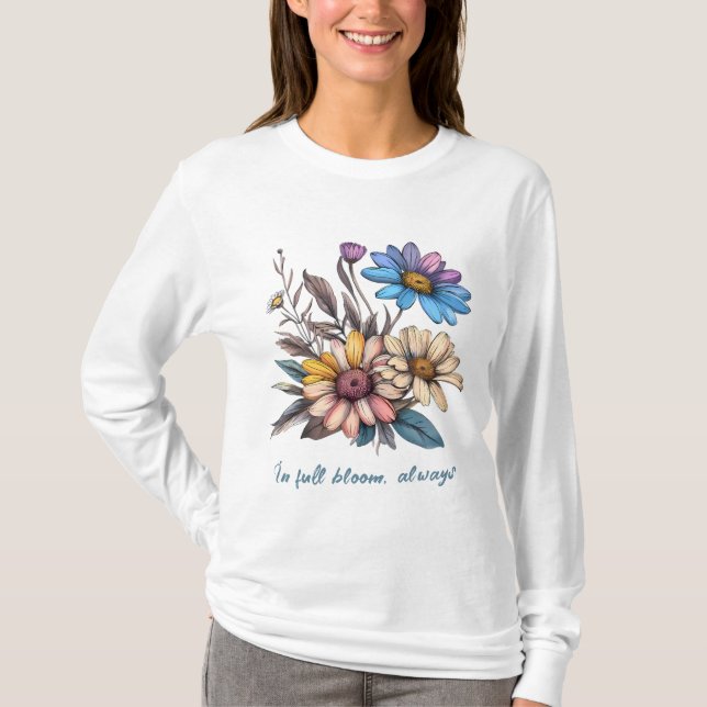 Radiant magical floral display T-Shirt (Front)