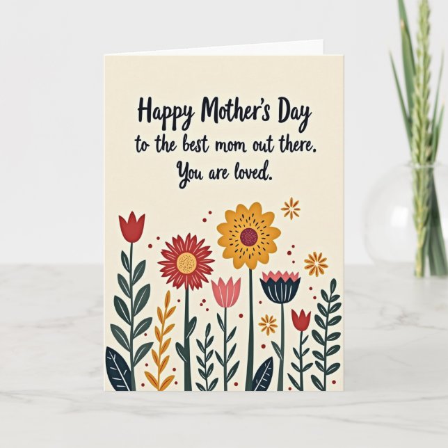 Radiant Maternal Love Card (Front)