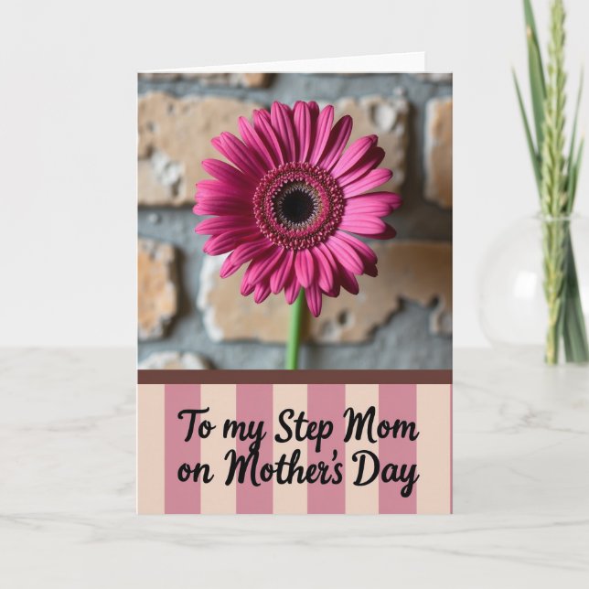 Radiant Mom Floral Tribute Card (Front)