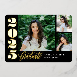 Radiant Moments Foil Graduation Invitation Foil In Foil Invitation