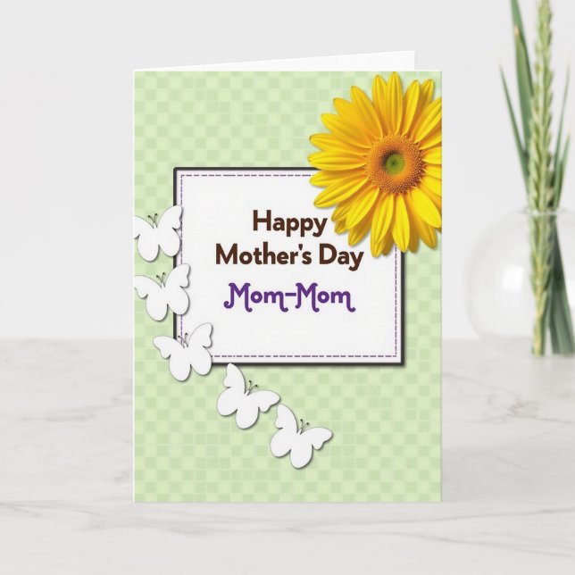Radiant Mommom Greeting Card (Front)
