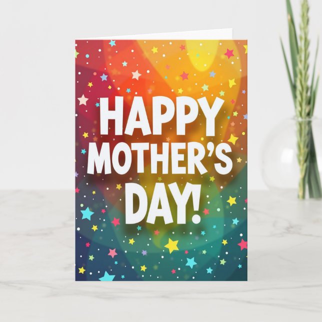 Radiant Mothers Day Art Card (Front)