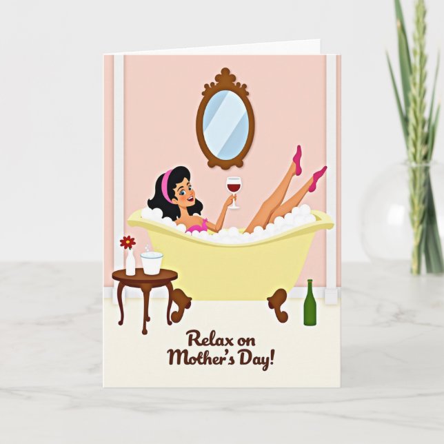Radiant Mothers Day Bath Card (Front)