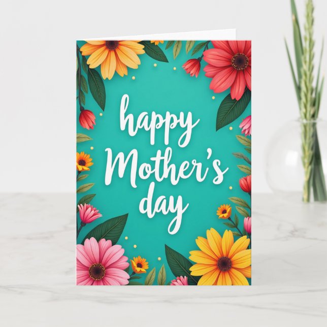 Radiant Mothers Day Card (Front)