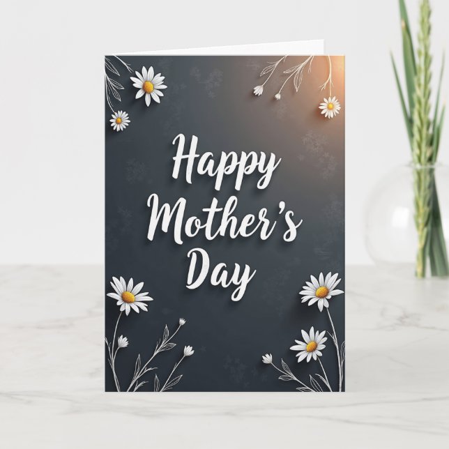 Radiant Mothers Day Cursive Card (Front)