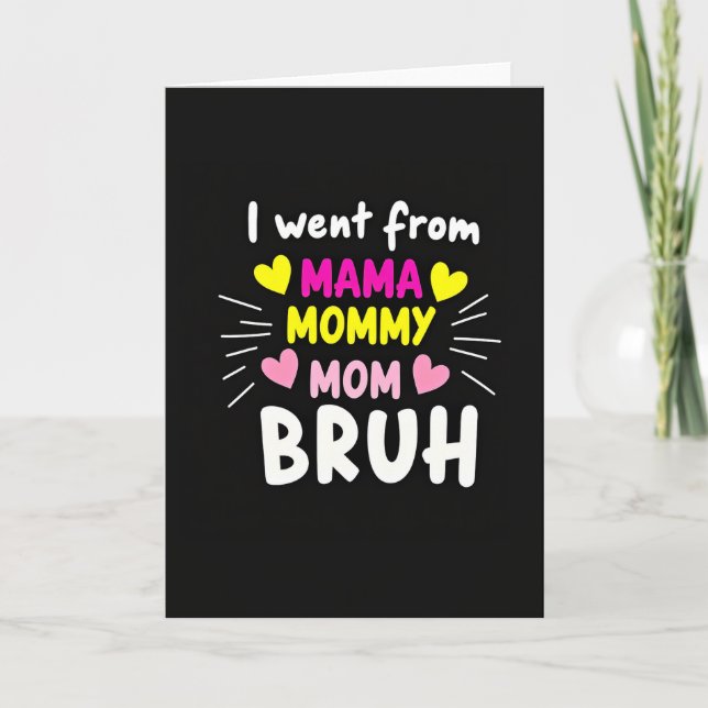 Radiant Mothers Day Graphic Card (Front)
