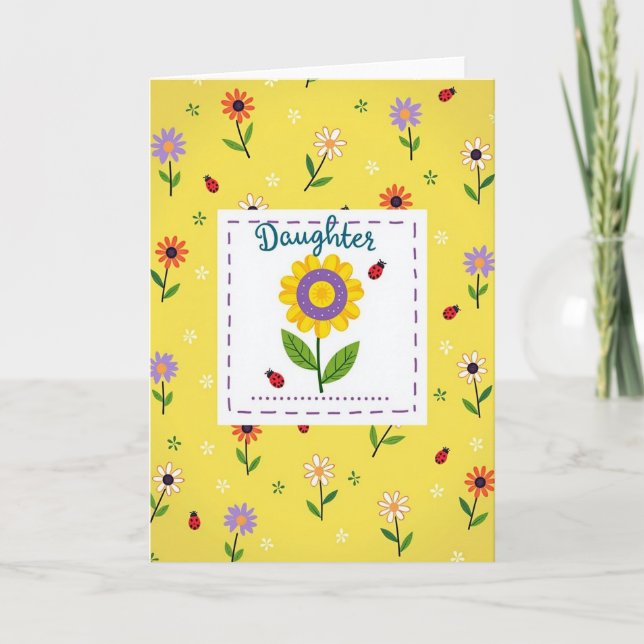 Radiant Mothers Day Meadow Card (Front)