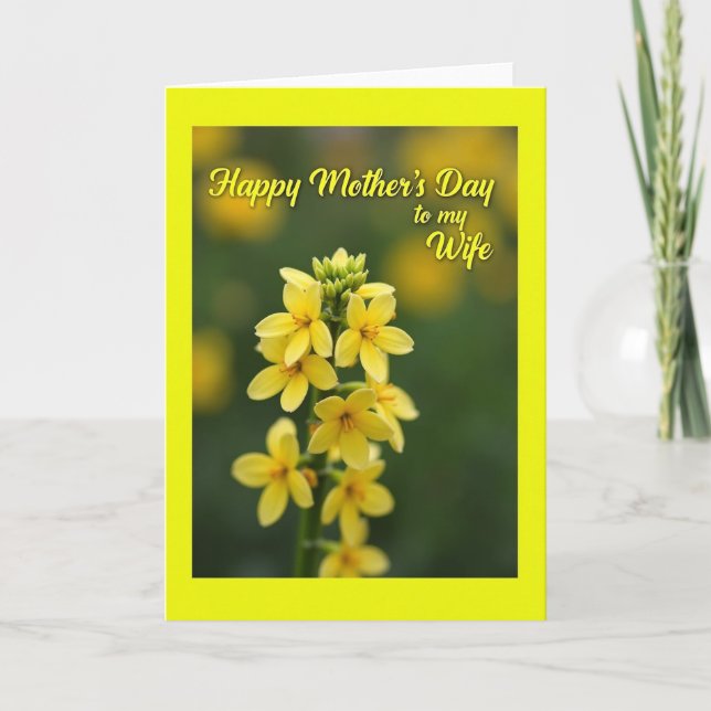 Radiant Mothers Day Photo Card (Front)